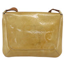 LOUIS VUITTON Monogram Vernis Thompson Street Bag Beige M91301 LV Auth gh1715-2