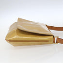 LOUIS VUITTON Monogram Vernis Thompson Street Bag Beige M91301 LV Auth gh1715-4