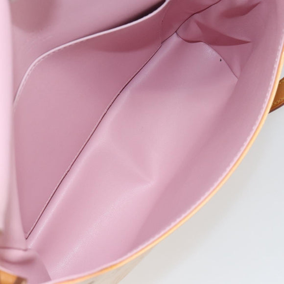 LOUIS VUITTON Vernis Thompson Street Bag Marshmallow Pink M91070 LV Auth gh1717