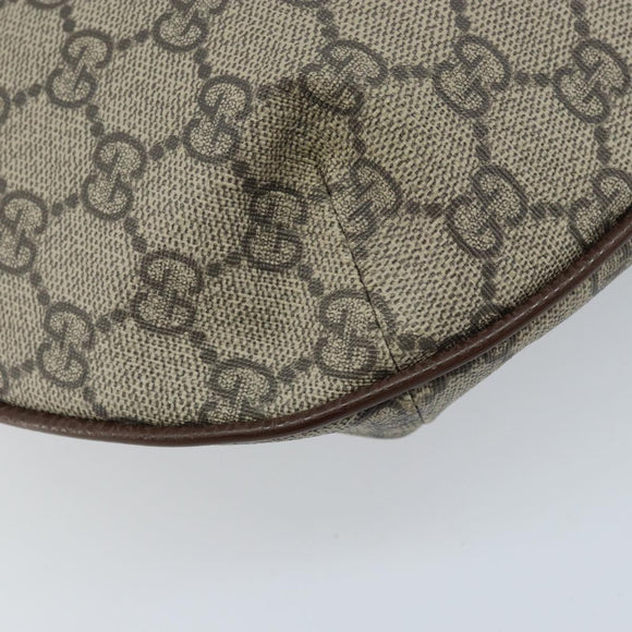 GUCCI GG Supreme GG Marmont Ophidia Shoulder Bag PVC Beige Gold Auth gh1719