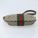 GUCCI GG Supreme GG Marmont Ophidia Shoulder Bag PVC Beige Gold Auth gh1719-9