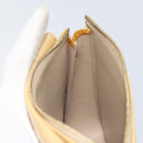 LOUIS VUITTON Monogram Vernis Motto Accessory Pouch Beige M91136 LV Auth gh1726-20
