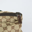 GUCCI GG Canvas Web Sherry Line Tote Bag Beige Silver 131233 Auth gh1729-15