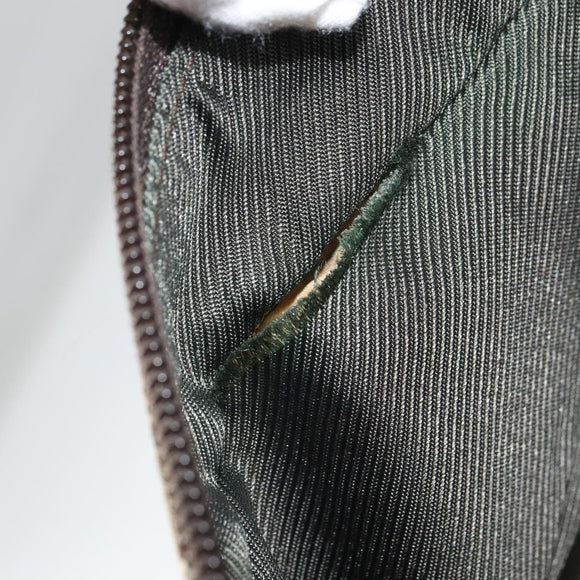 GUCCI GG Canvas Web Sherry Line Tote Bag Beige Silver 131233 Auth gh1729