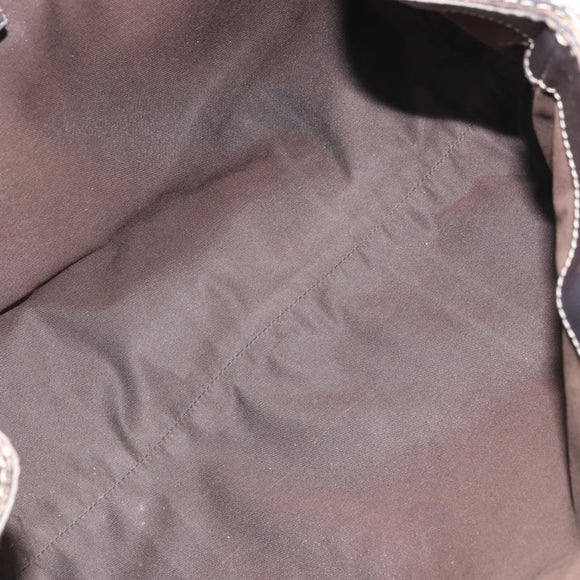 GUCCI GG Canvas Web Sherry Line Tote Bag Red Gold 233609 Auth gh1730