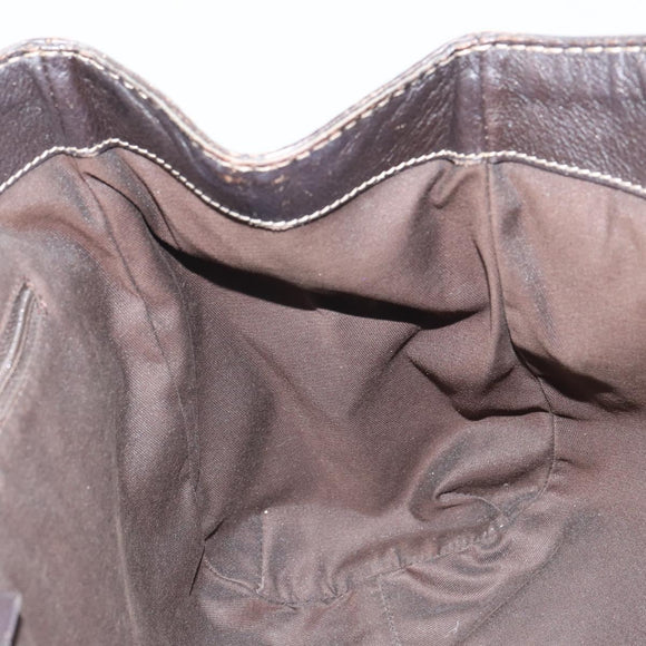 GUCCI GG Canvas Web Sherry Line Tote Bag Red Gold 233609 Auth gh1730