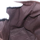 GUCCI GG Canvas Web Sherry Line Tote Bag Beige Silver 145758 Auth gh1731-18