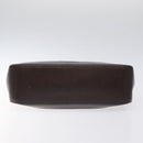 Burberrys Nova Check Hand Bag Canvas Beige Gold Auth gh174-9