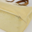 LOUIS VUITTON Monogram Vernis Reade PM Hand Bag Perle M91336 LV Auth gh1741-14