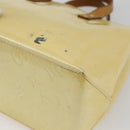 LOUIS VUITTON Monogram Vernis Reade PM Hand Bag Perle M91336 LV Auth gh1741-9