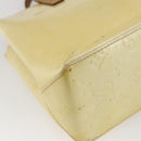LOUIS VUITTON Monogram Vernis Reade PM Hand Bag Perle M91336 LV Auth gh1741-16