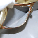 LOUIS VUITTON Monogram Vernis Reade PM Hand Bag Perle M91336 LV Auth gh1741-20