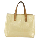 LOUIS VUITTON Monogram Vernis Reade PM Hand Bag Perle M91336 LV Auth gh1741-13