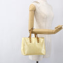 LOUIS VUITTON Monogram Vernis Reade PM Hand Bag Perle M91336 LV Auth gh1741-21