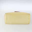 LOUIS VUITTON Monogram Vernis Reade PM Hand Bag Perle M91336 LV Auth gh1741-5