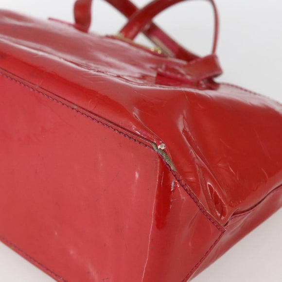 LOUIS VUITTON Monogram Vernis Wilshire PM Hand Bag Rose Pop M93643 Auth gh1742