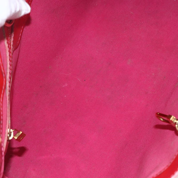 LOUIS VUITTON Monogram Vernis Wilshire PM Hand Bag Rose Pop M93643 Auth gh1742