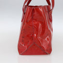 LOUIS VUITTON Monogram Vernis Wilshire PM Hand Bag Rose Pop M93643 Auth gh1742-4