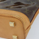 LOUIS VUITTON Monogram Vinyl Cava Amble PM Tote Bag Brown M92502 LV Auth gh1744-9