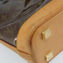 LOUIS VUITTON Monogram Vinyl Cava Amble PM Tote Bag Brown M92502 LV Auth gh1744-16