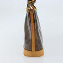 LOUIS VUITTON Monogram Vinyl Cava Amble PM Tote Bag Brown M92502 LV Auth gh1744-4