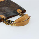 LOUIS VUITTON Monogram Vinyl Cava Amble PM Tote Bag Brown M92502 LV Auth gh1744-7
