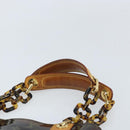 LOUIS VUITTON Monogram Vinyl Cava Amble PM Tote Bag Brown M92502 LV Auth gh1744-8