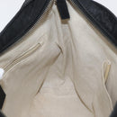 GUCCI GG Canvas Shoulder Bag Nylon Black Silver 314529 Auth gh1748-19