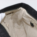 GUCCI GG Canvas Shoulder Bag Nylon Black Silver 314529 Auth gh1748-20