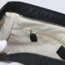 GUCCI GG Canvas Shoulder Bag Nylon Black Silver 314529 Auth gh1748-21
