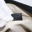 GUCCI GG Canvas Shoulder Bag Nylon Black Silver 314529 Auth gh1748-12