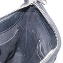 GUCCI GG Supreme Sherry Line Shoulder Bag PVC Black Silver 523599 Auth gh1751-21