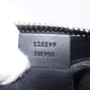 GUCCI GG Supreme Sherry Line Shoulder Bag PVC Black Silver 523599 Auth gh1751-12