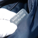 Christian Dior Trotter Canvas Shoulder Bag Navy Silver Auth gh1756-22
