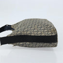 Christian Dior Trotter Canvas Shoulder Bag Navy Silver Auth gh1756-5
