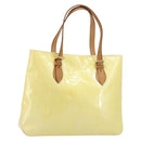 LOUIS VUITTON Monogram Vernis Brentwood Shoulder Bag Perle M91512 LV Auth gh1757-1