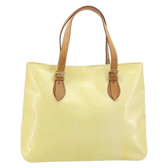 LOUIS VUITTON Monogram Vernis Brentwood Shoulder Bag Perle M91512 LV Auth gh1757