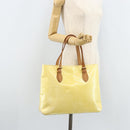 LOUIS VUITTON Monogram Vernis Brentwood Shoulder Bag Perle M91512 LV Auth gh1757-23