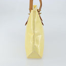 LOUIS VUITTON Monogram Vernis Brentwood Shoulder Bag Perle M91512 LV Auth gh1757-5