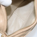 CHANEL Matelasse Chain Shoulder Bag Lamb Skin Beige Gold CC Auth gh1759-16