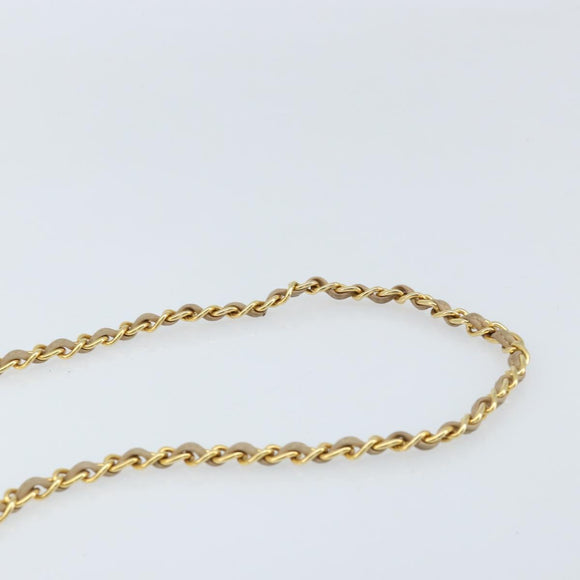 CHANEL Matelasse Chain Shoulder Bag Lamb Skin Beige Gold CC Auth gh1759