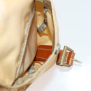 PRADA Backpack Nylon Beige Silver Auth gh1768-18