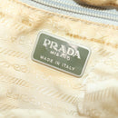 PRADA Backpack Nylon Beige Silver Auth gh1768-26