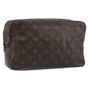 LOUIS VUITTON Monogram Trousse Toilette 28 Clutch Bag M47522 LV Auth gh1770-1