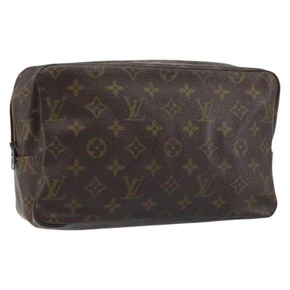 LOUIS VUITTON Monogram Trousse Toilette 28 Clutch Bag M47522 LV Auth gh1770