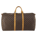 LOUIS VUITTON Monogram Keepall Bandouliere 60 Boston Bag M41412 LV Auth gh1774-2