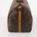 LOUIS VUITTON Monogram Keepall Bandouliere 60 Boston Bag M41412 LV Auth gh1774-3