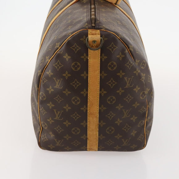 LOUIS VUITTON Monogram Keepall Bandouliere 60 Boston Bag M41412 LV Auth gh1774