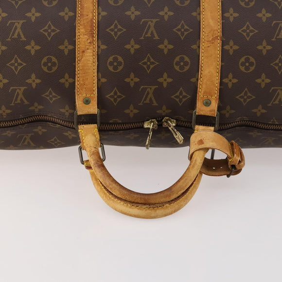 LOUIS VUITTON Monogram Keepall Bandouliere 60 Boston Bag M41412 LV Auth gh1774