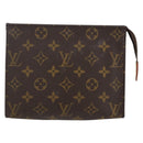 LOUIS VUITTON Monogram Poche Toilette 19 Pouch M47544 LV Auth gh1777-2